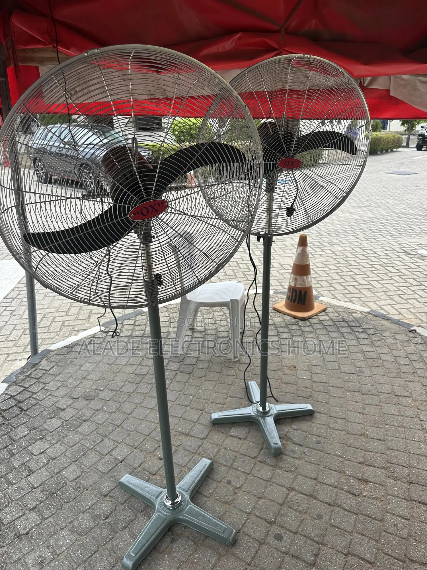 Industrial Ox Standing Fan 26” 100% Copper. 10yrs Warranty