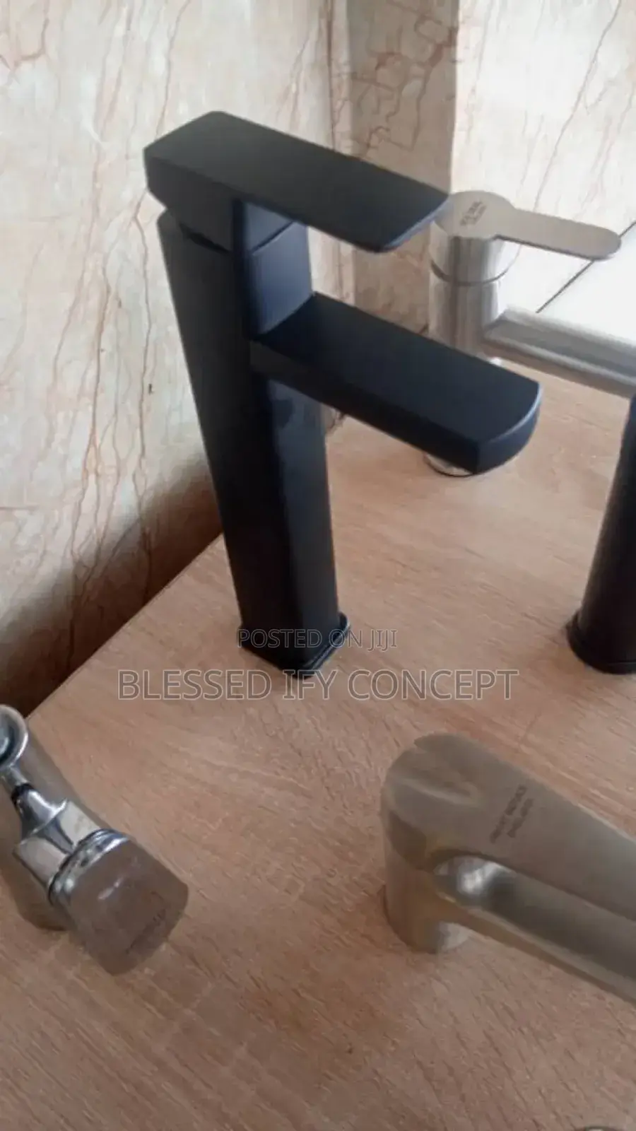 Long Neck Square Basin Mixer