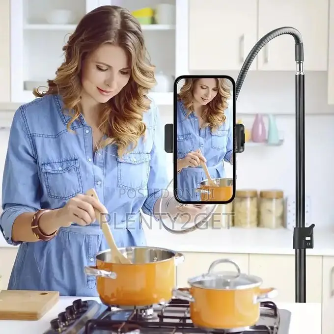 145cm Adjustable Mobile Phone Tripod, Floor Standing Tripod, 35cm Goos