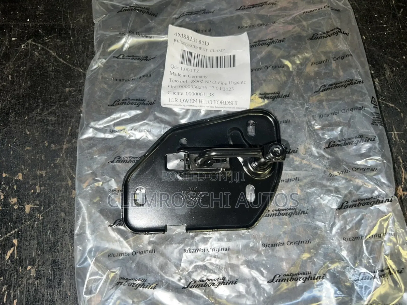 High Quality Certified Brand New Bonnet Catcher Lamborghini Urus