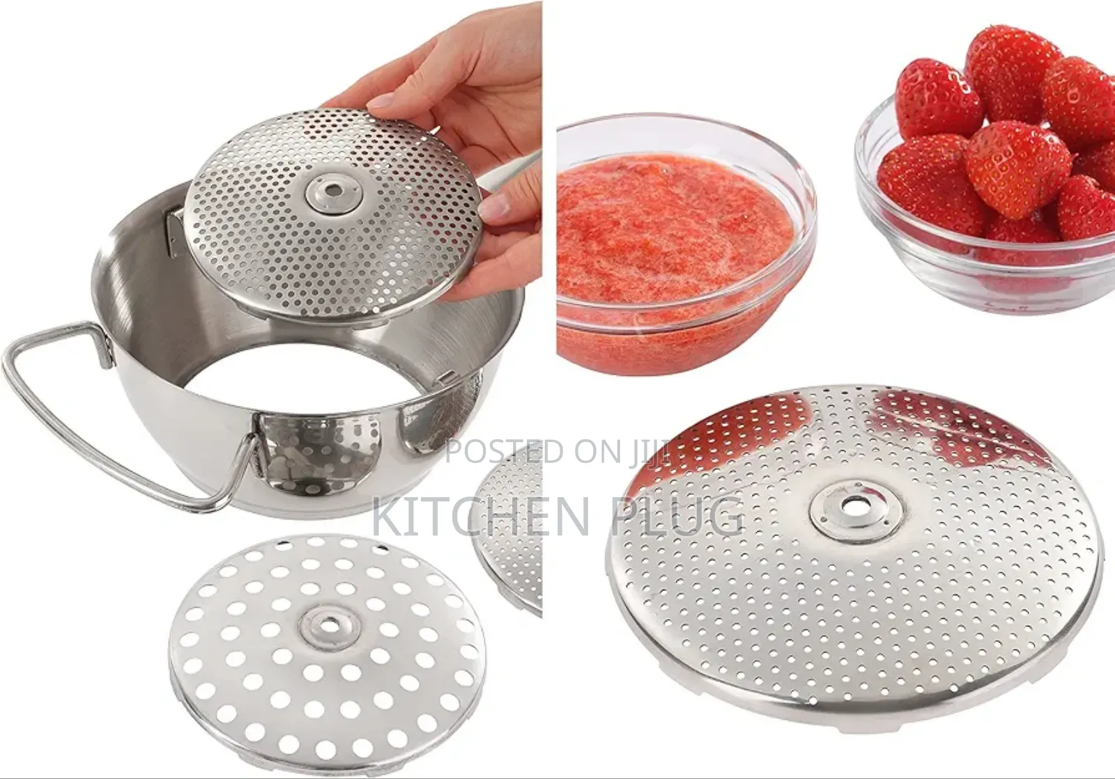 Stainless Steel Manual Food Mill, 『 Fruits and Vegetables Slicer 』