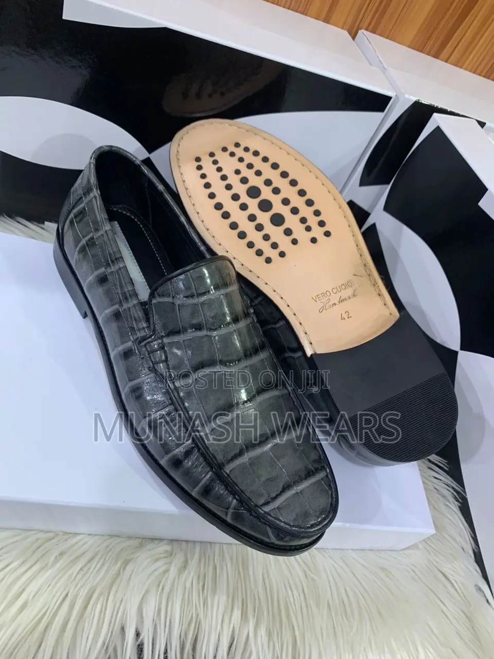 Italian Animal Skin Moreschi Shoes 2026 Model 40-46