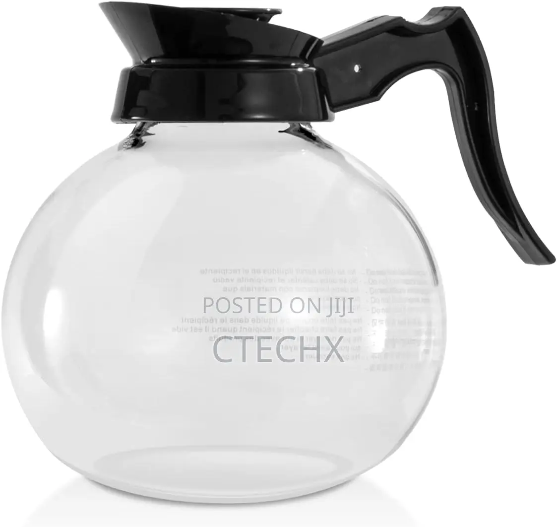 64 Oz / 1.9 L Glass Coffee Pot for Commercial Kitchens, Restaurants