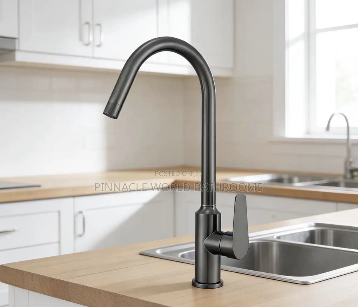 England Gray Hot and Cold Kitchen Sink Mixer Tap