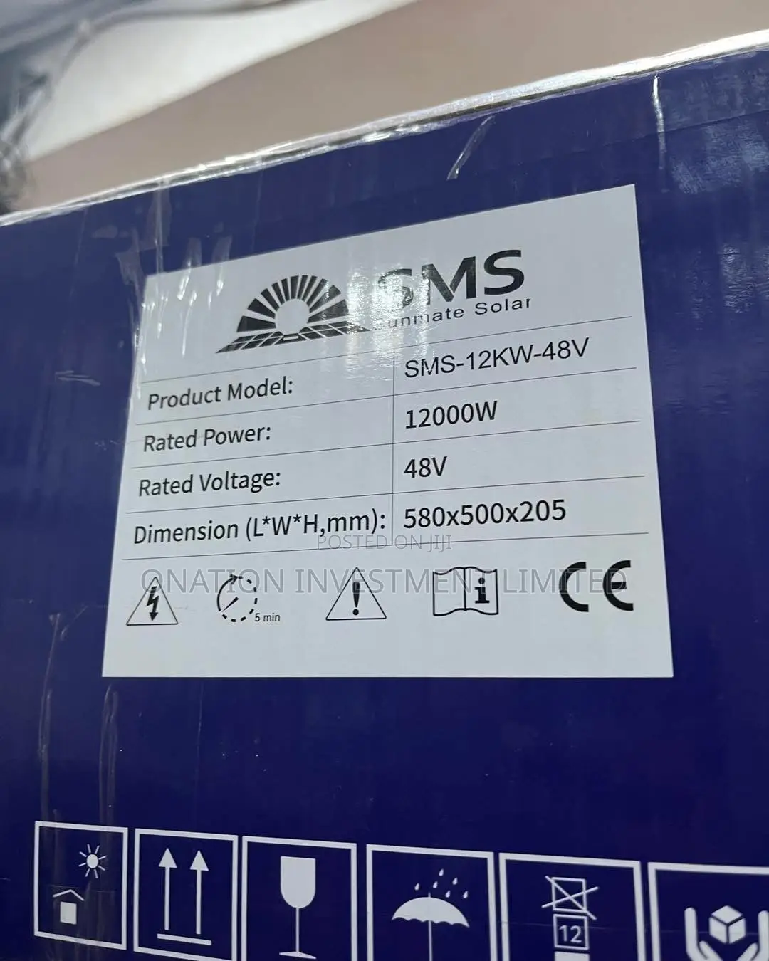 SMS 12kva 48v Hybrid Inverter – 15,000w Pv Input