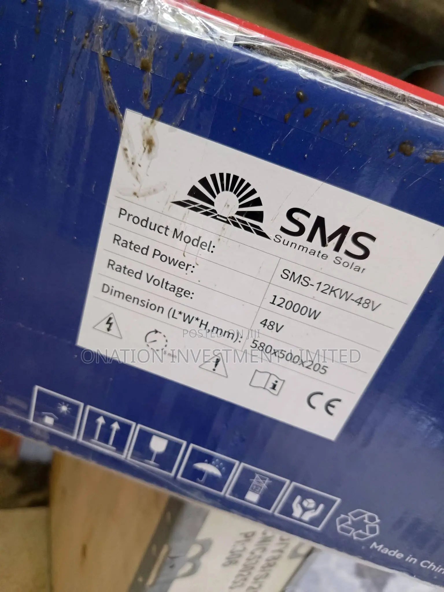 SMS 12kva 48v Hybrid Inverter – 15,000w Pv Input