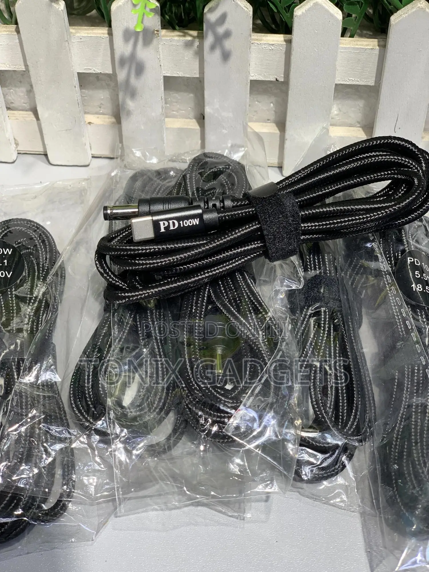 100w Usb-C Pd to Dc 5.5x2.5mm (2m) for Laptops, Router, Other Devices