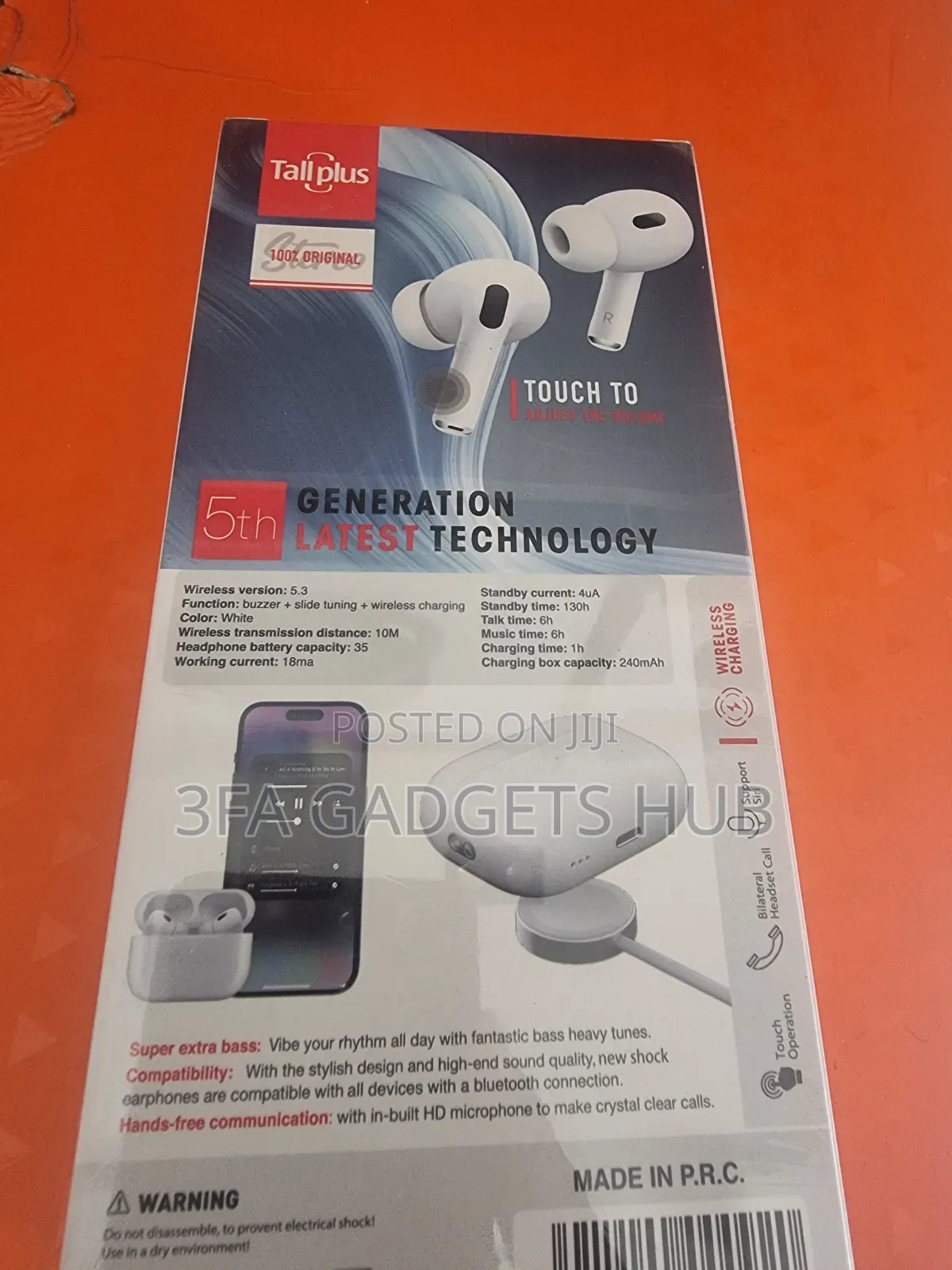 Tall Plus Airpod Pro 2 Bluetooth Earbud