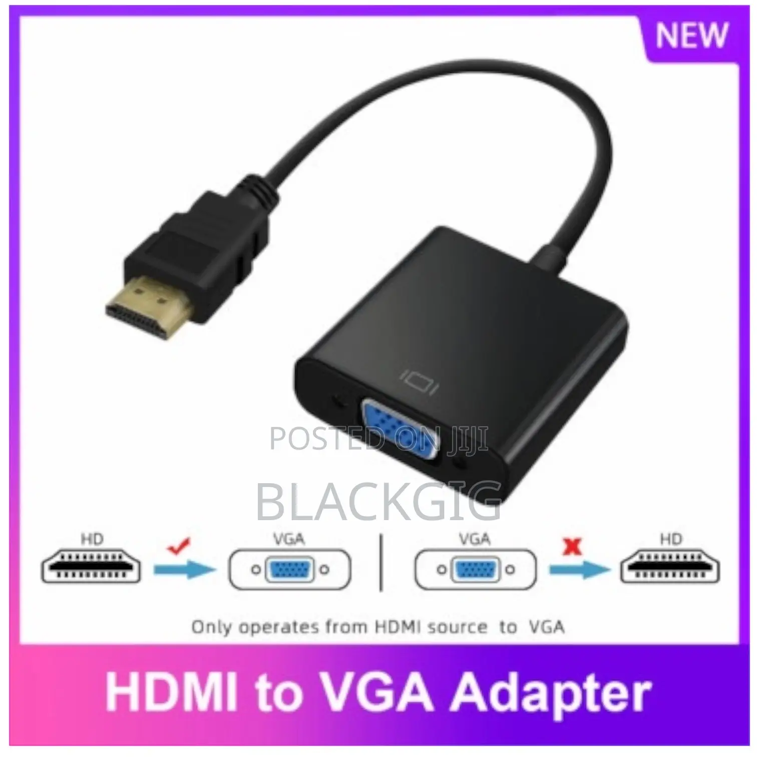 Hdmi To Vga Converter Female Vga Adapter Male Video Adaptor