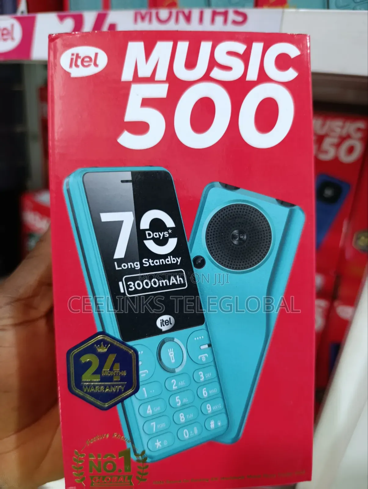 New Itel Music 500 Blue