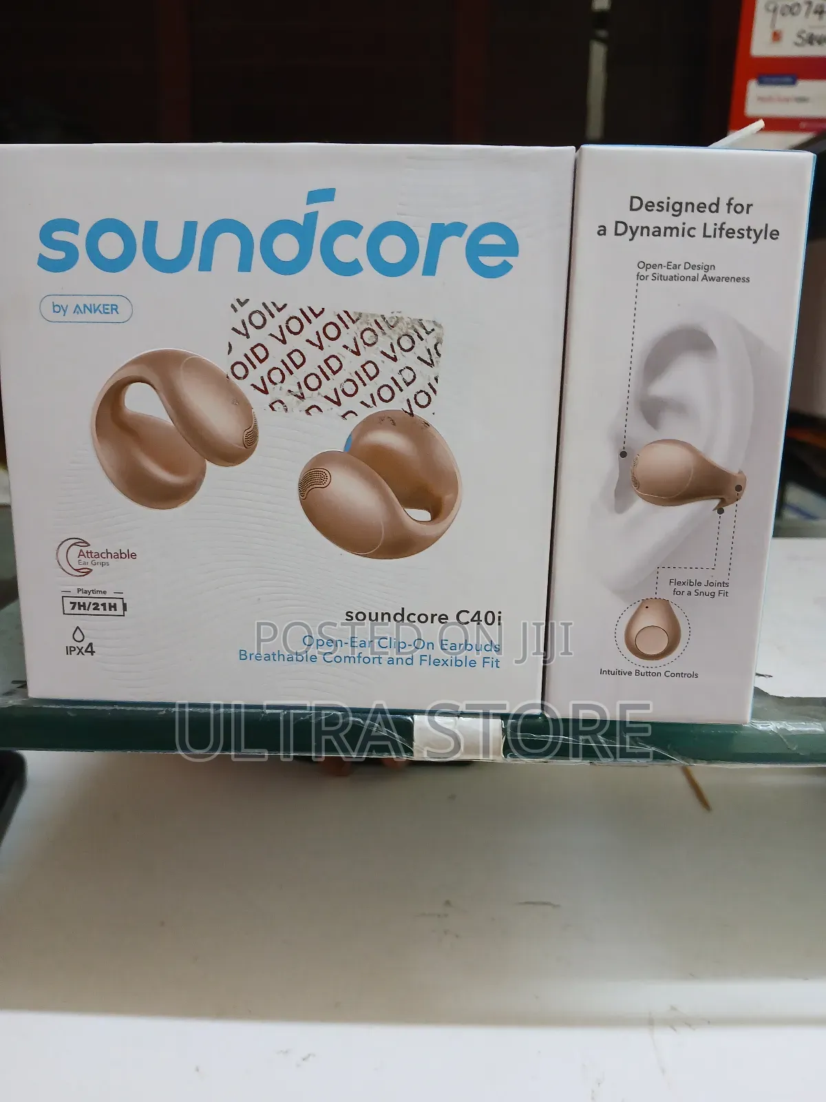 Soundcore C40i Clips-on Earbuds Wireless Bluetooth 5.4 Earphone