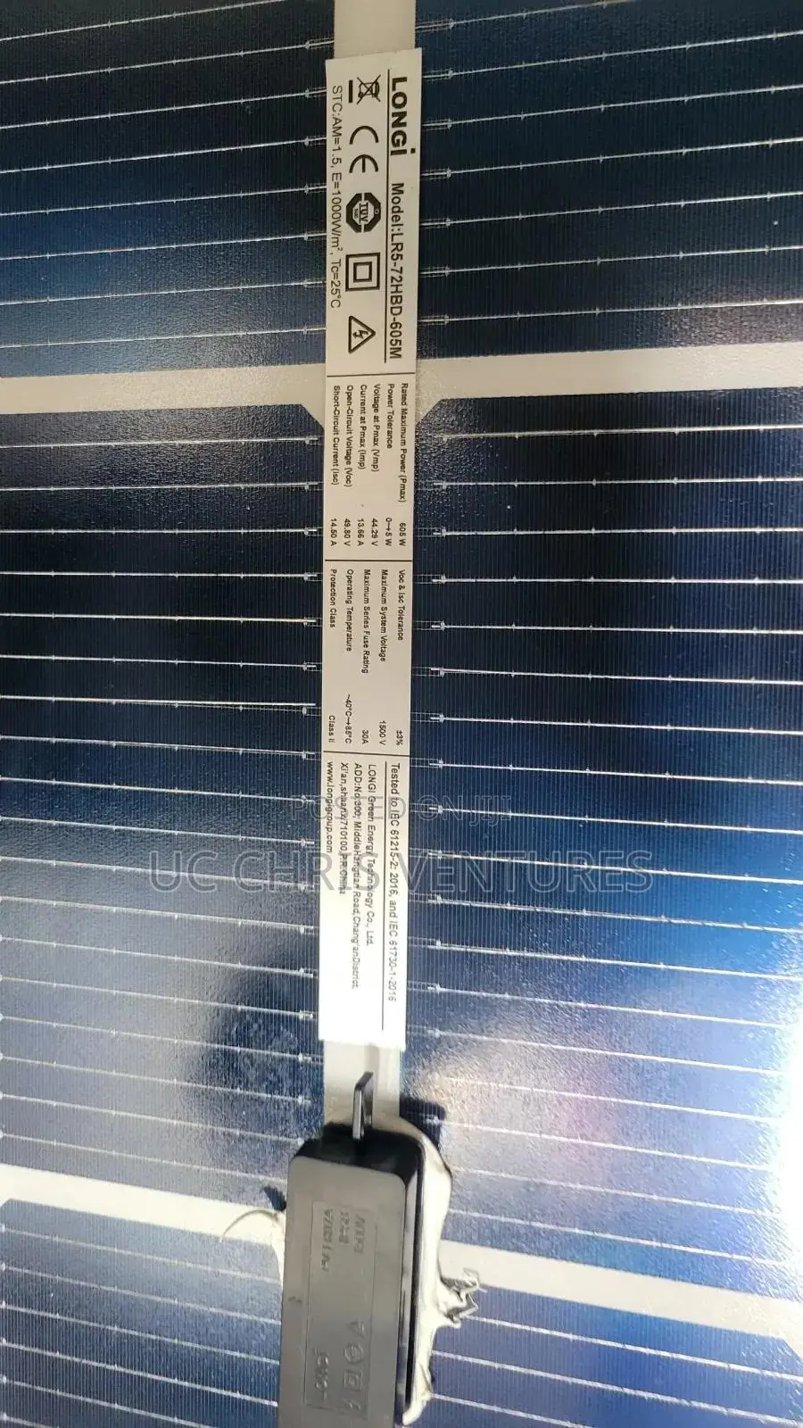 Brand New Longi 605w Bifacial Solar Panel 144 Cells–Ultra High Efficie