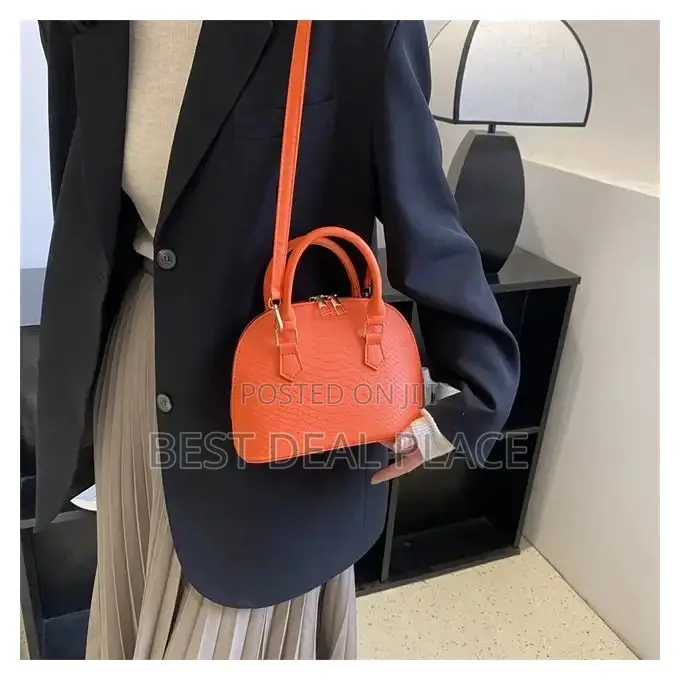 Girls Fashion Alligator Leather Cross Handbag
