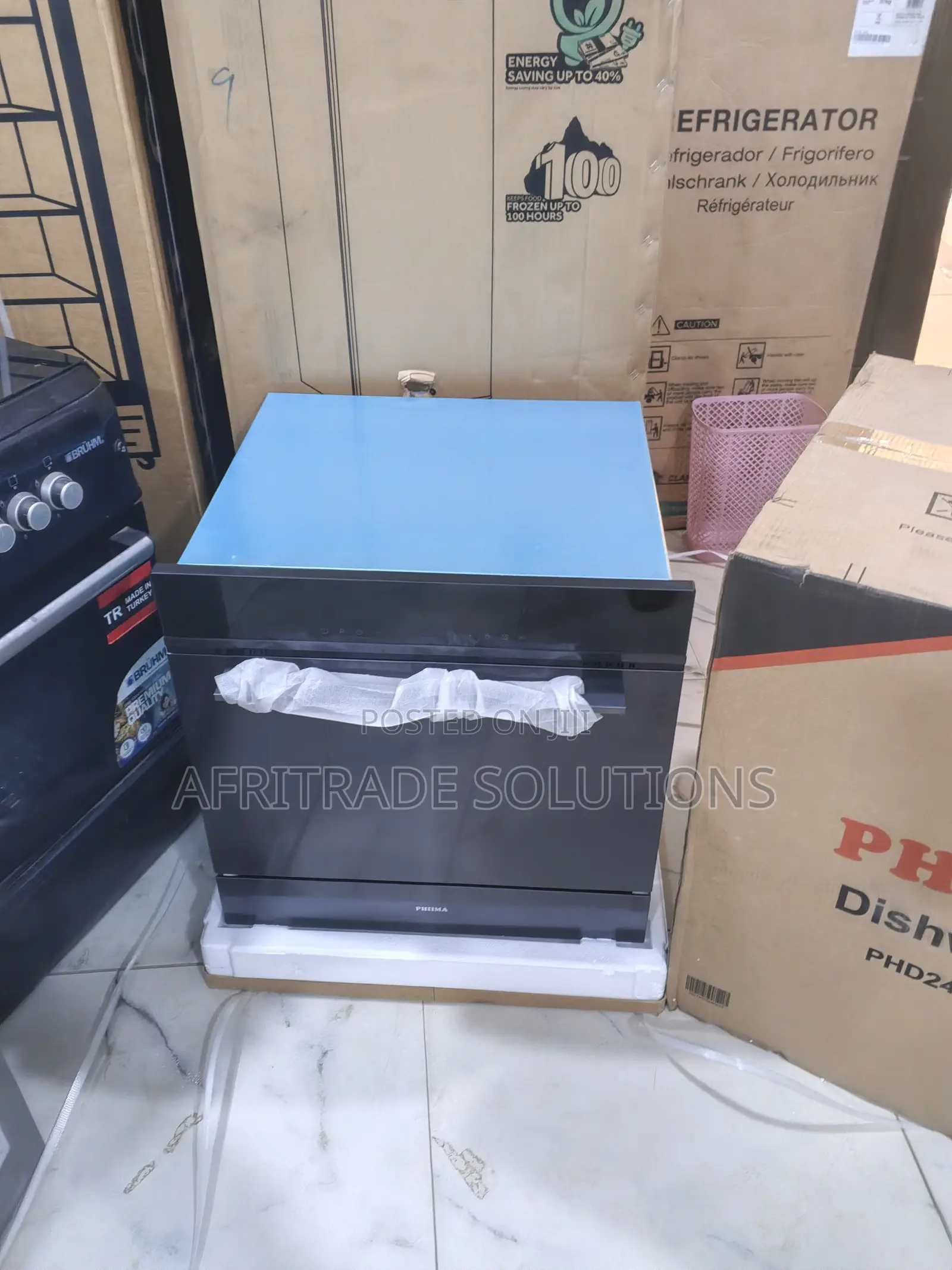 Phiima Phd24 Dishwasher Black – Easy Maintenance Model