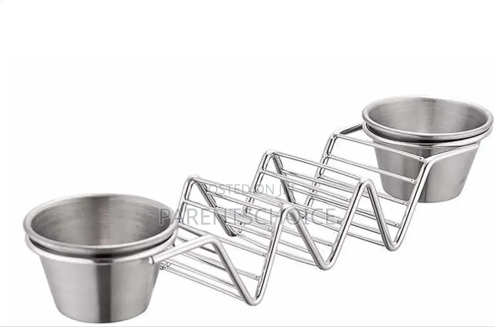 Stainless Steel Taco Rack, Taco Holder With Sauce Holder