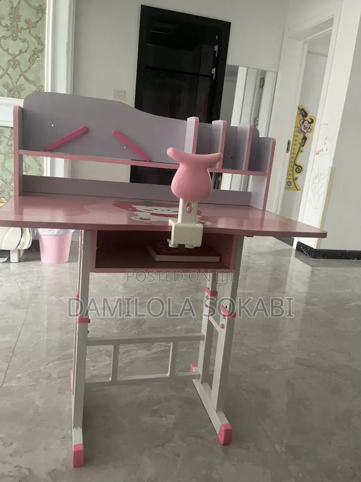 Children Adjustable Table And Desk Set