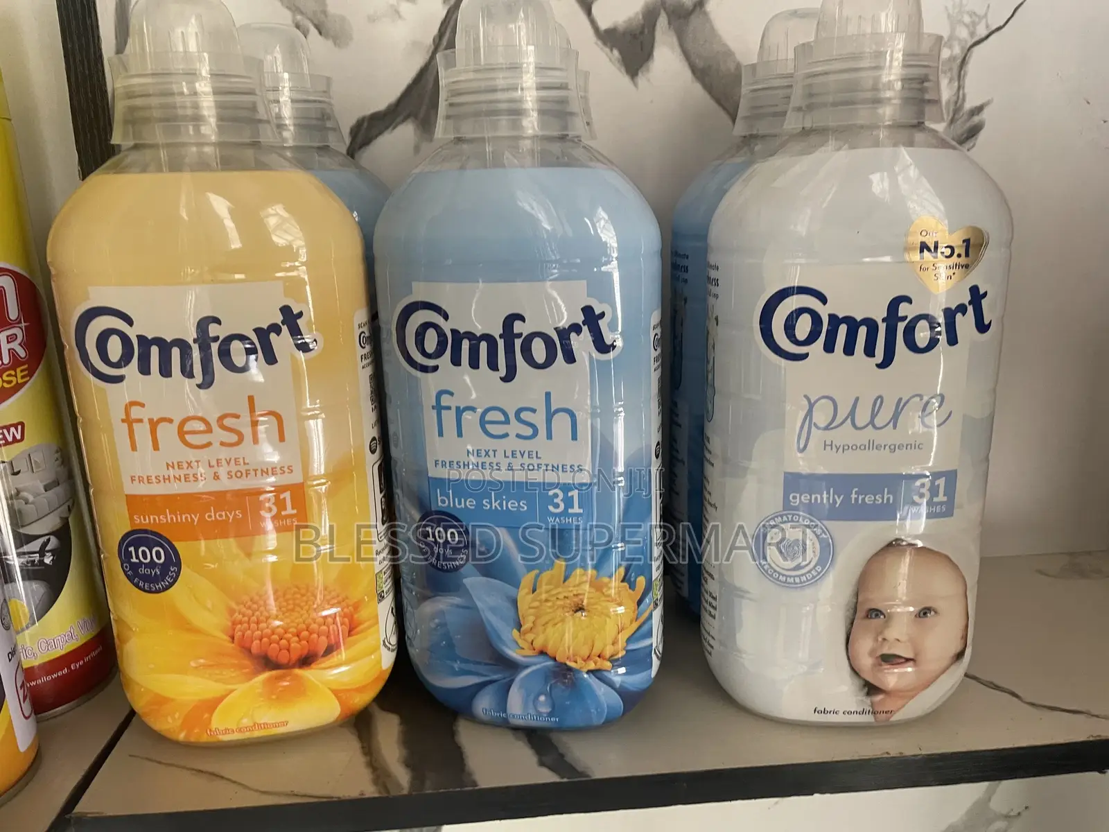 Comfort Fabric Softener Liquid Pure Conditioner
