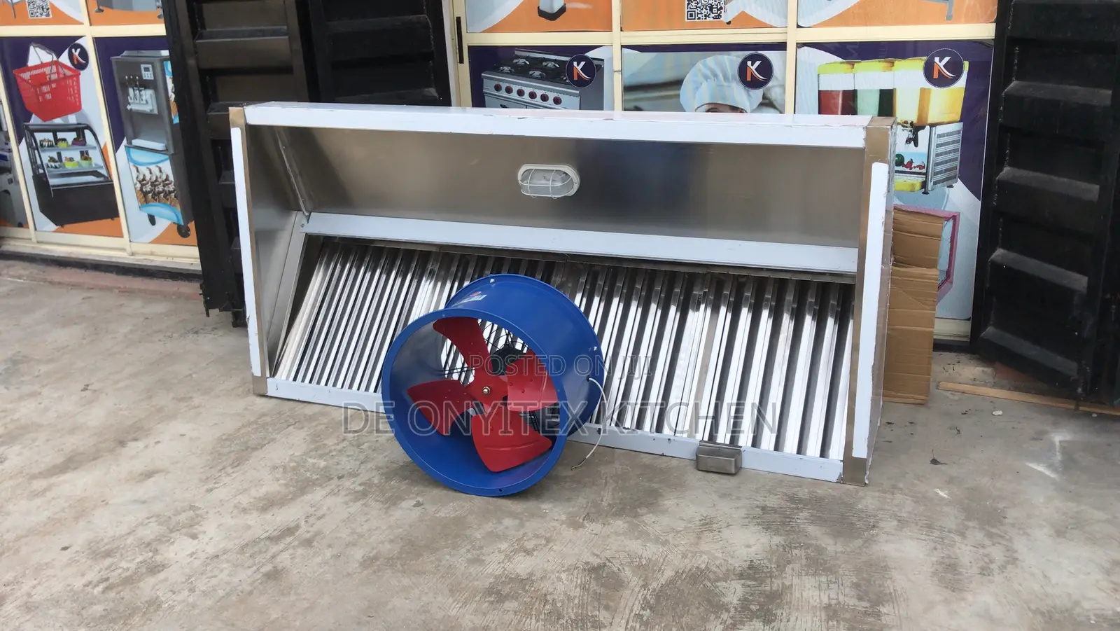 7ft Stainless Kitchen Hood