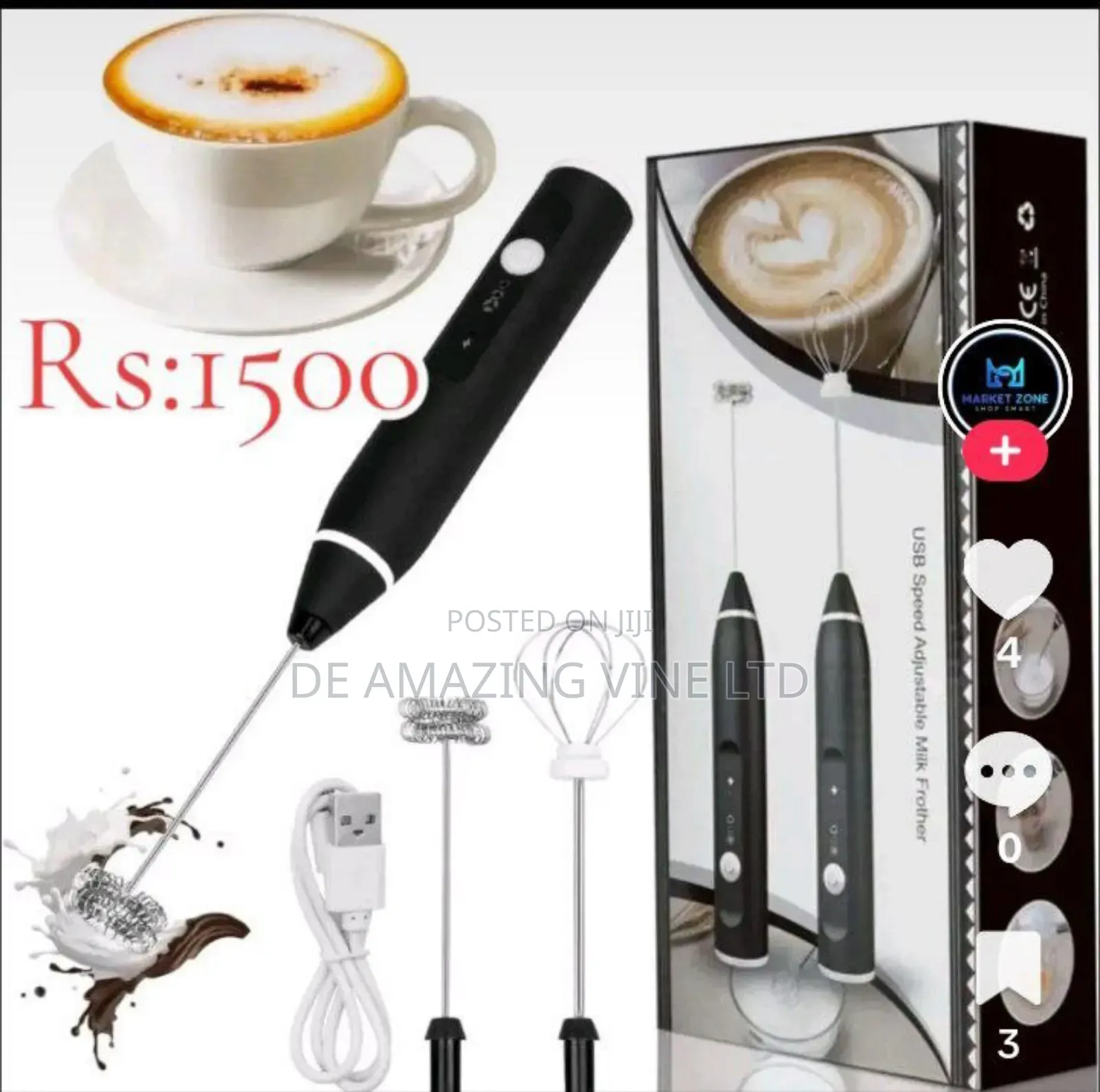 Adjustable Milk Frother