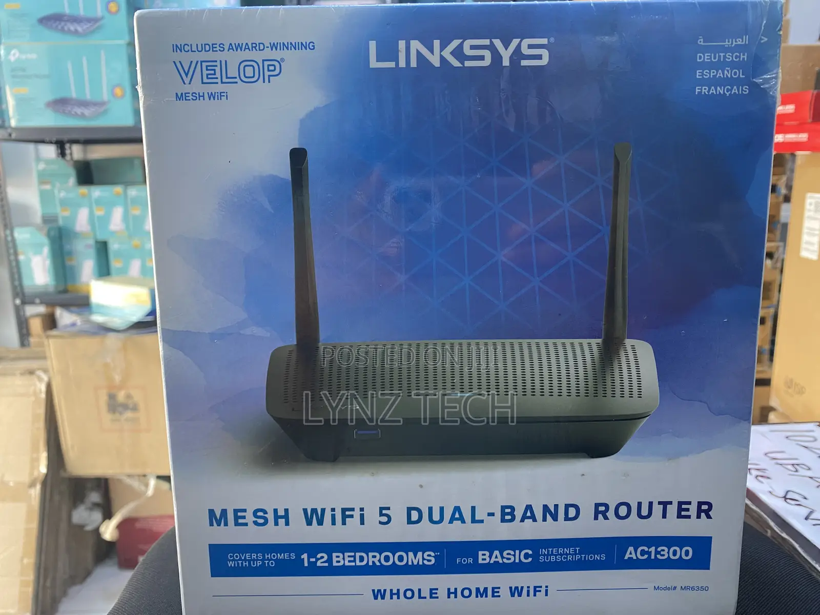 Linksys Mesh Wi-Fi 5 Dual-Band Router Ac1300( Mr6350)