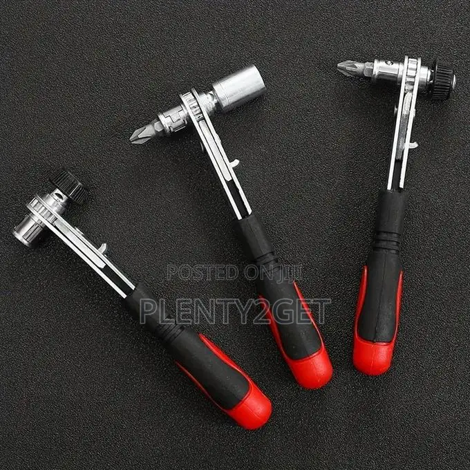 Ratchet Teeth Dual-Use Wrench: Adjustable, S2 Steel Body, Suitable For