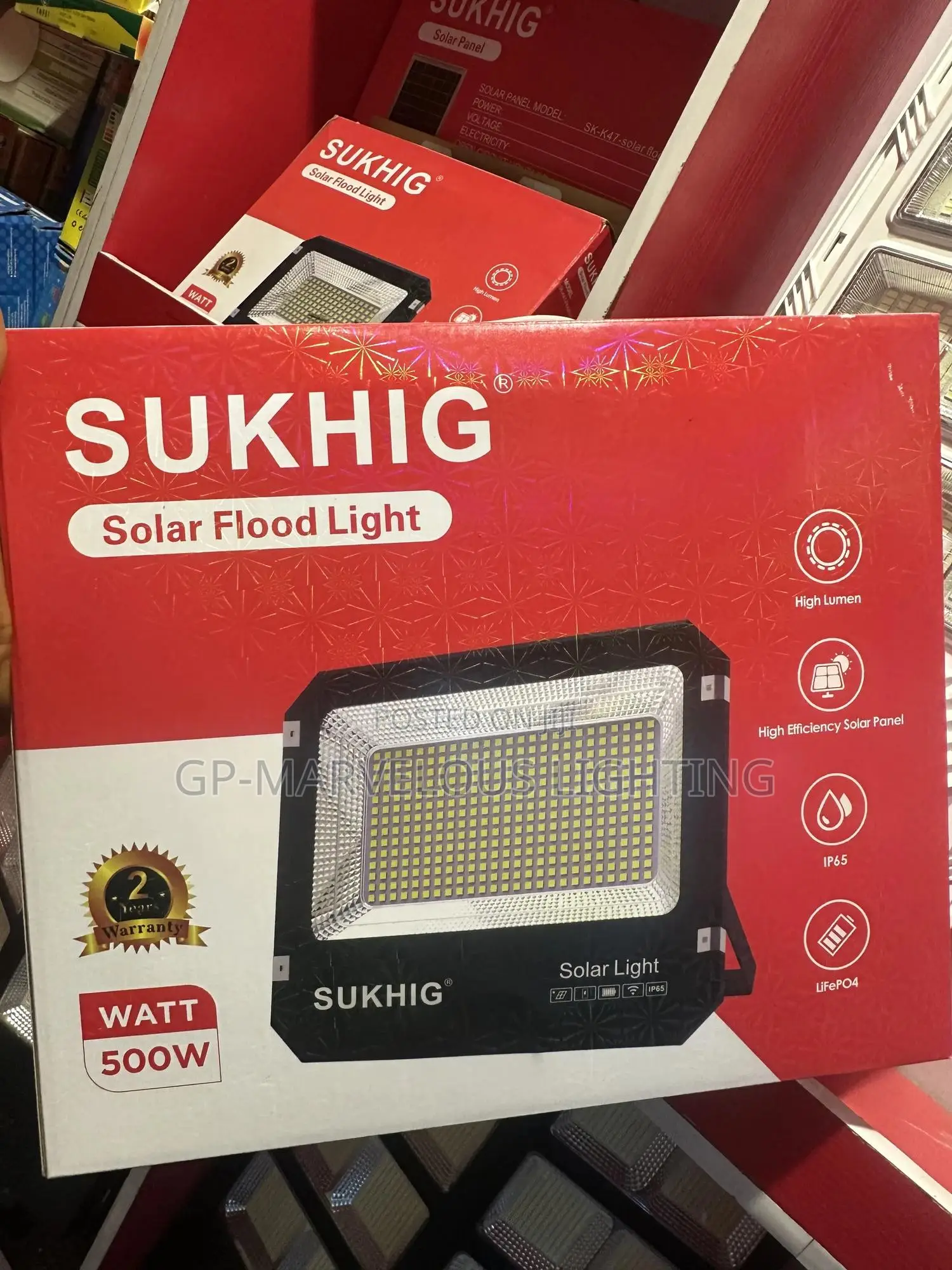 500w Solar Flood Light