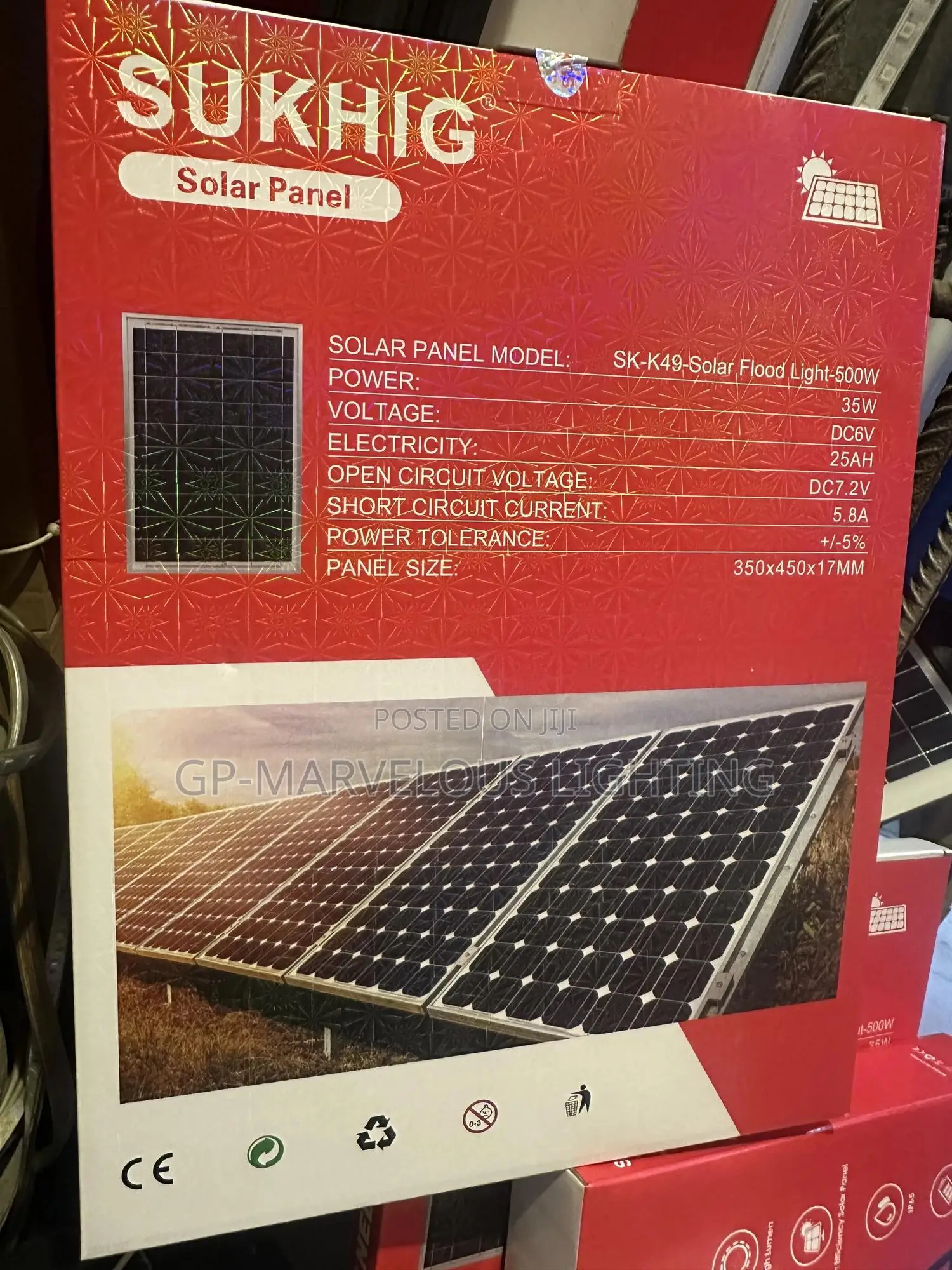 500w Solar Flood Light