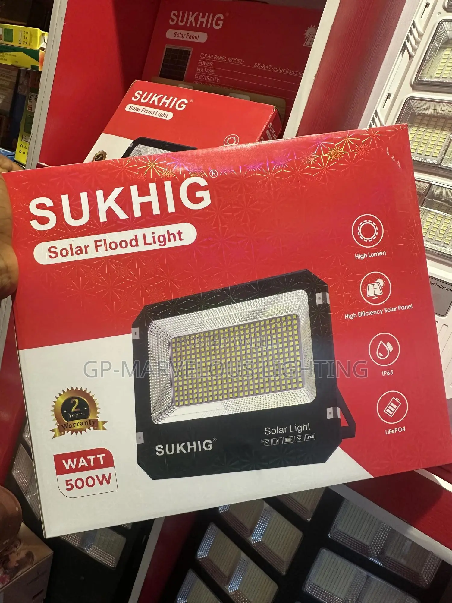 500w Solar Flood Light