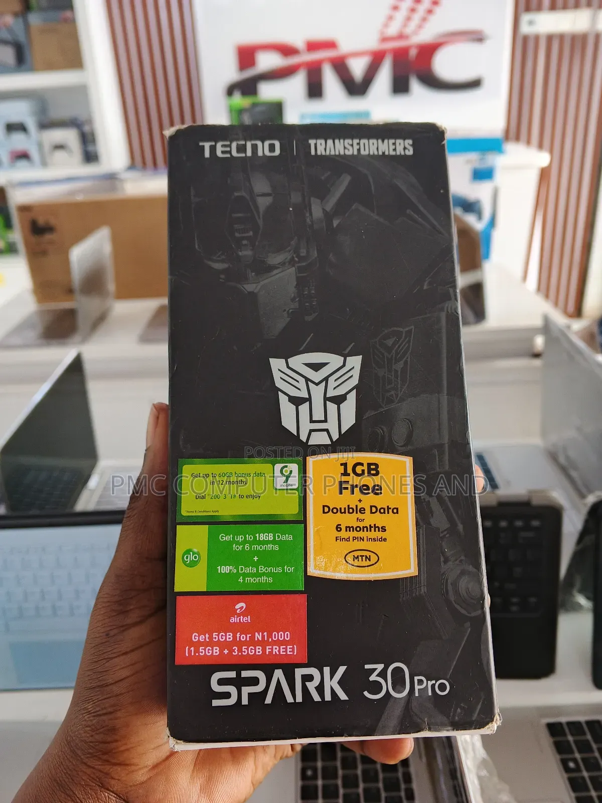 New Tecno Spark 30 Pro 256 GB Gray