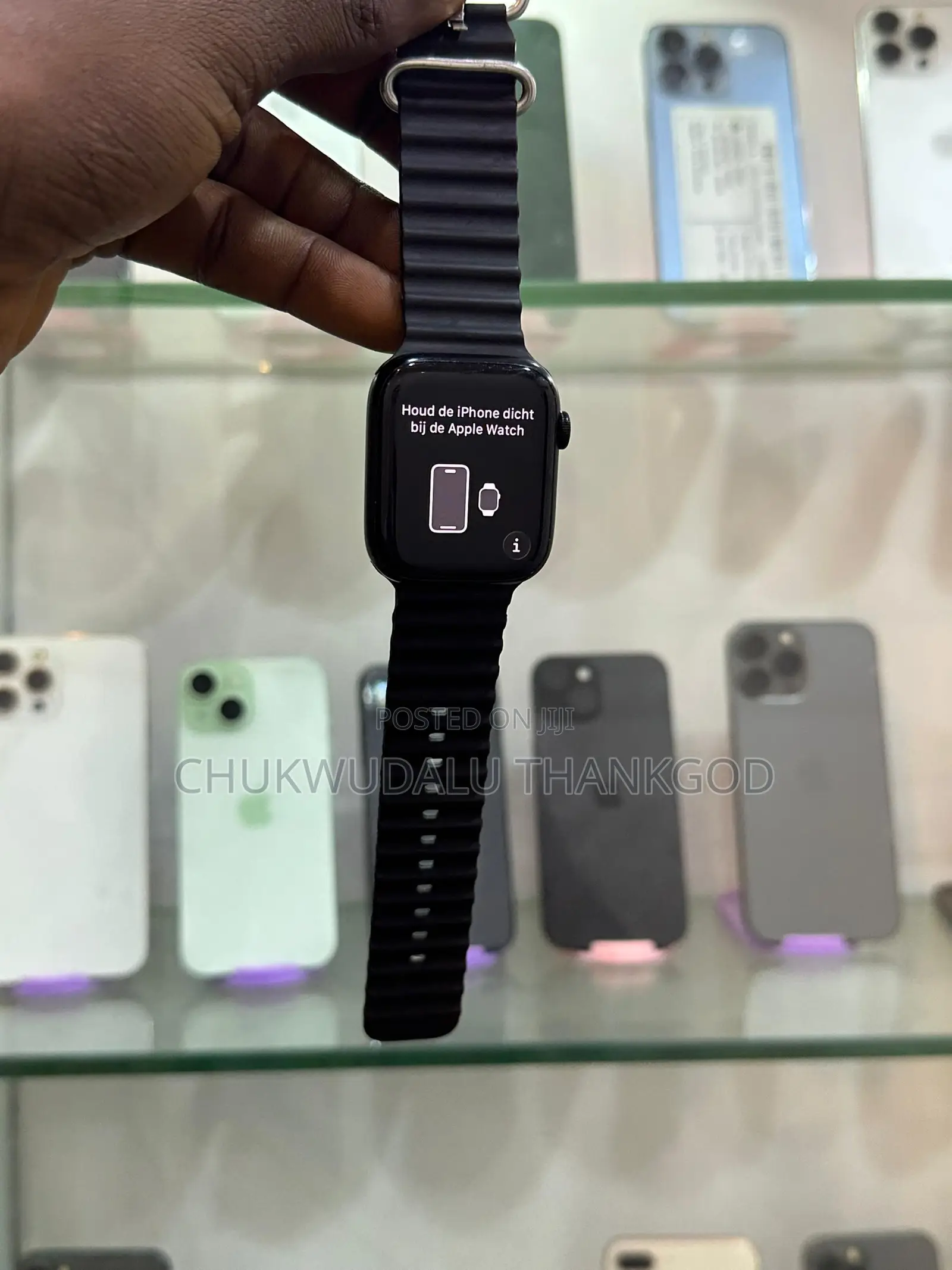 Apple Watch Serie9 GPS 45mm Smartwatch - Jet Black