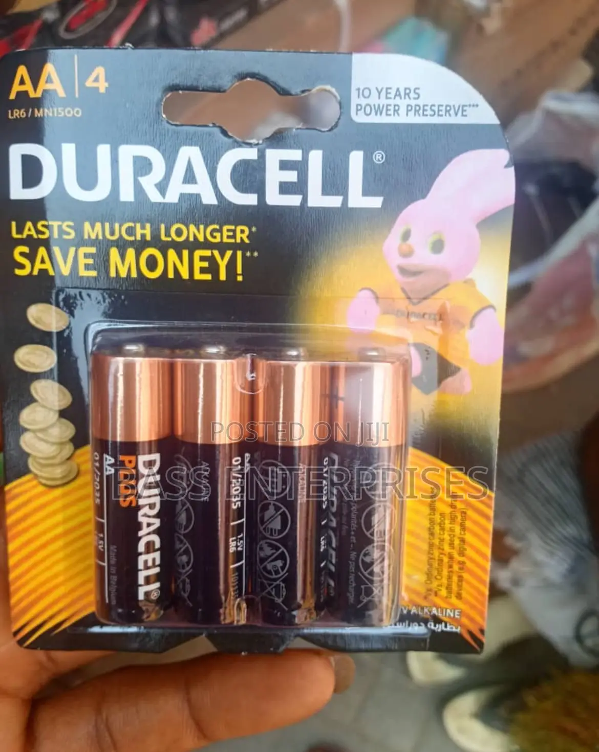 Duracell Battery Aa4