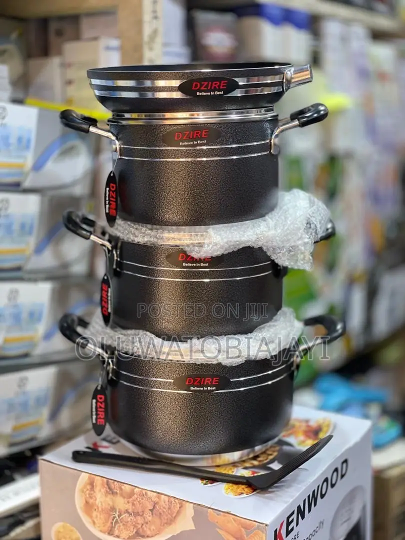 Dzire Non-Stick Pot With Frying Pan =} 60,000