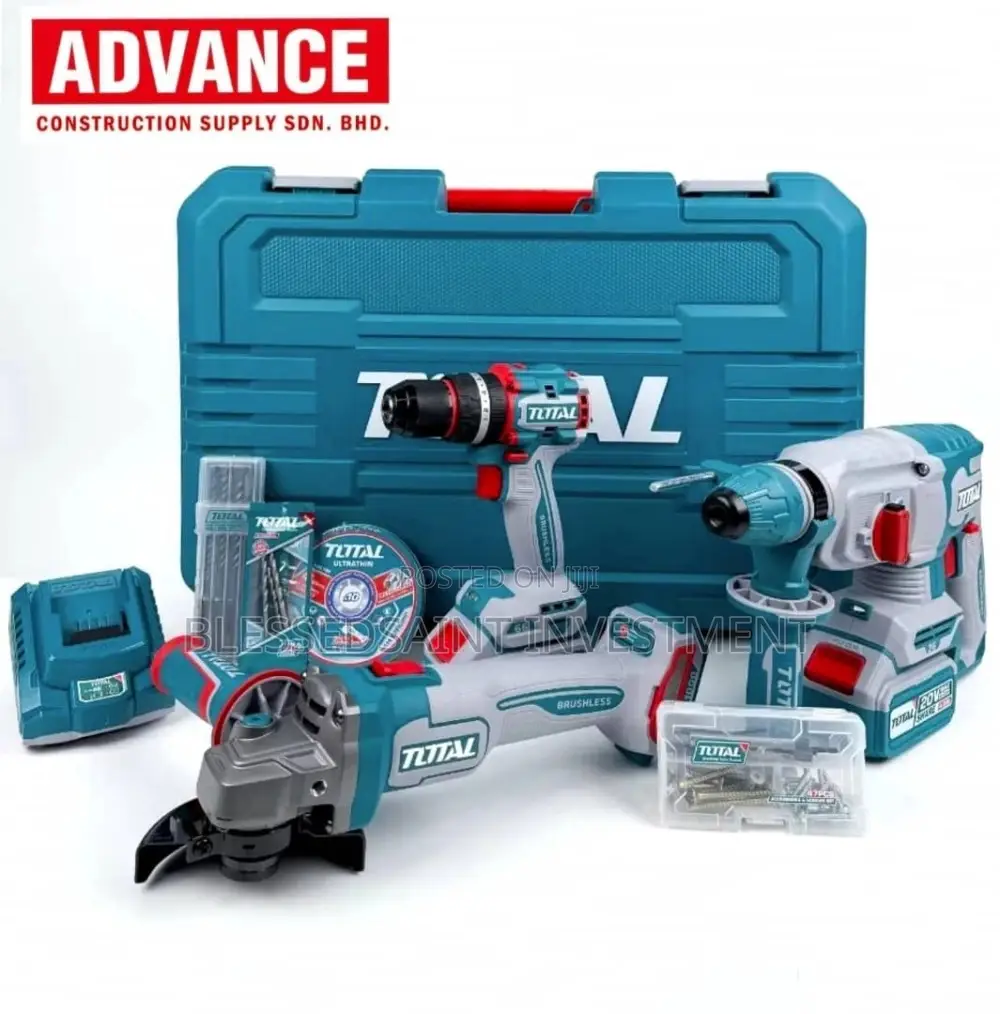 Total 3in1 Combo Kit Set Brushless 20volts
