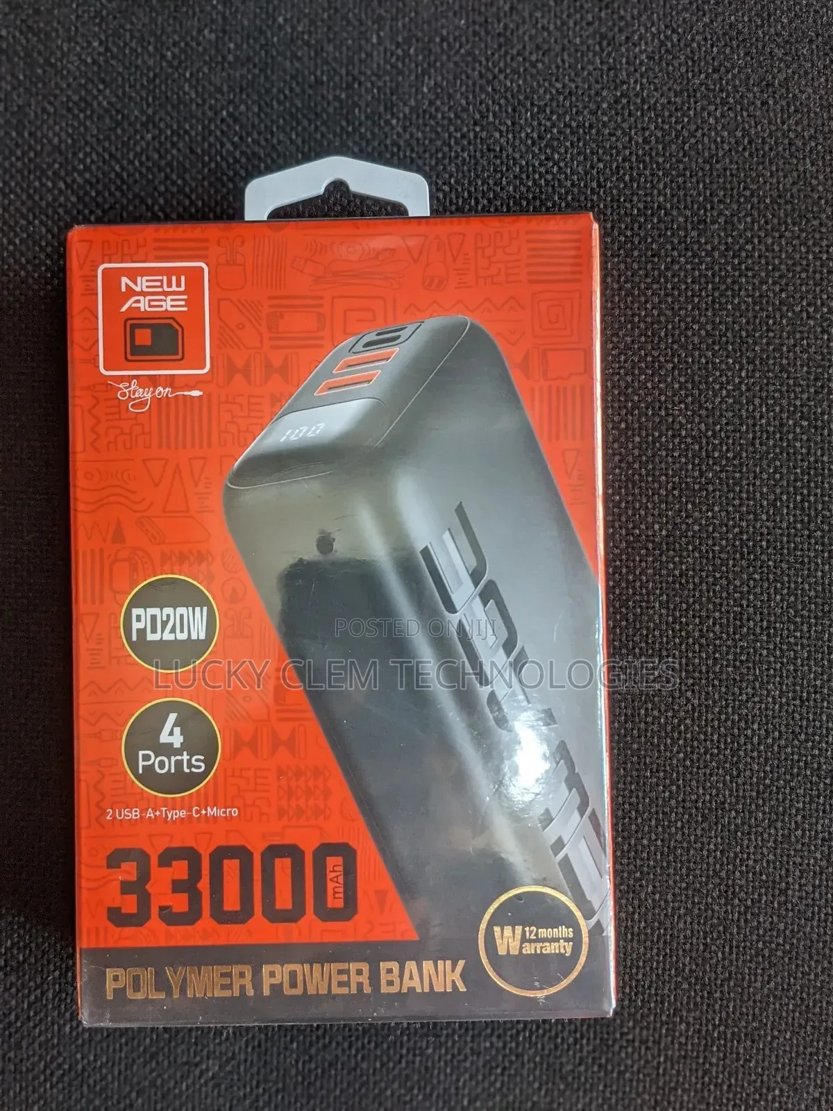 New Age 33000mah Power Bank