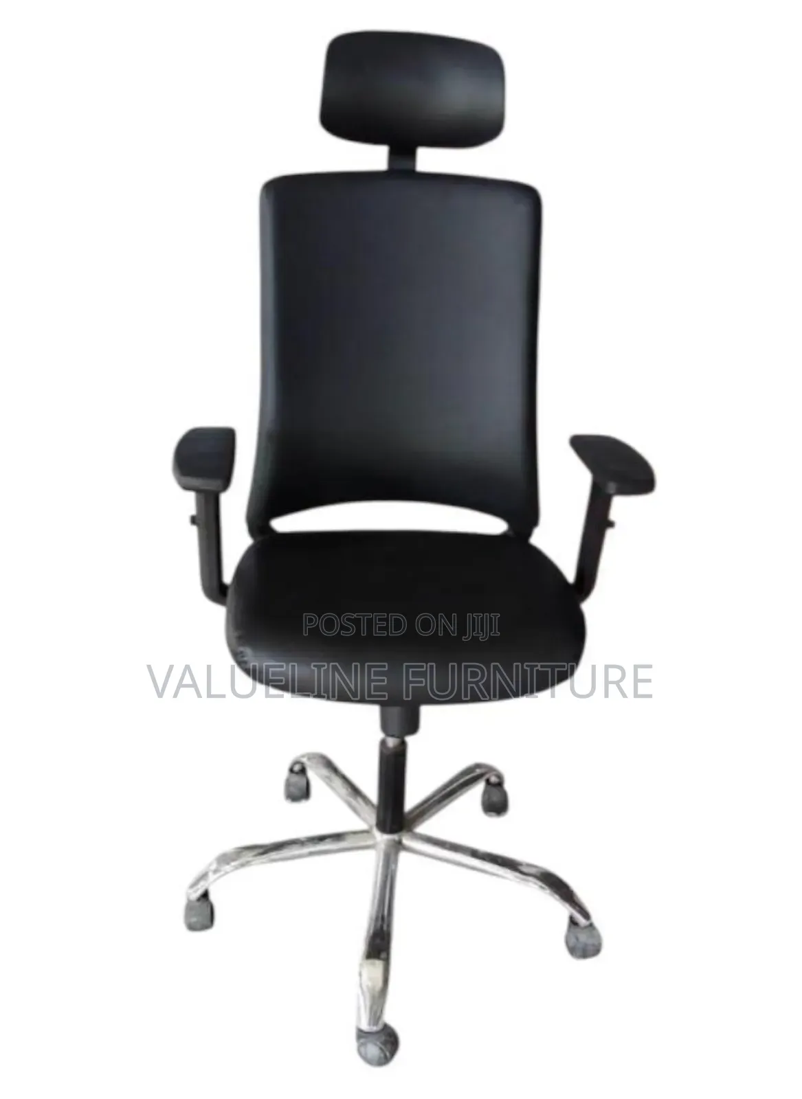 Leather Executive Chair With Head Rest