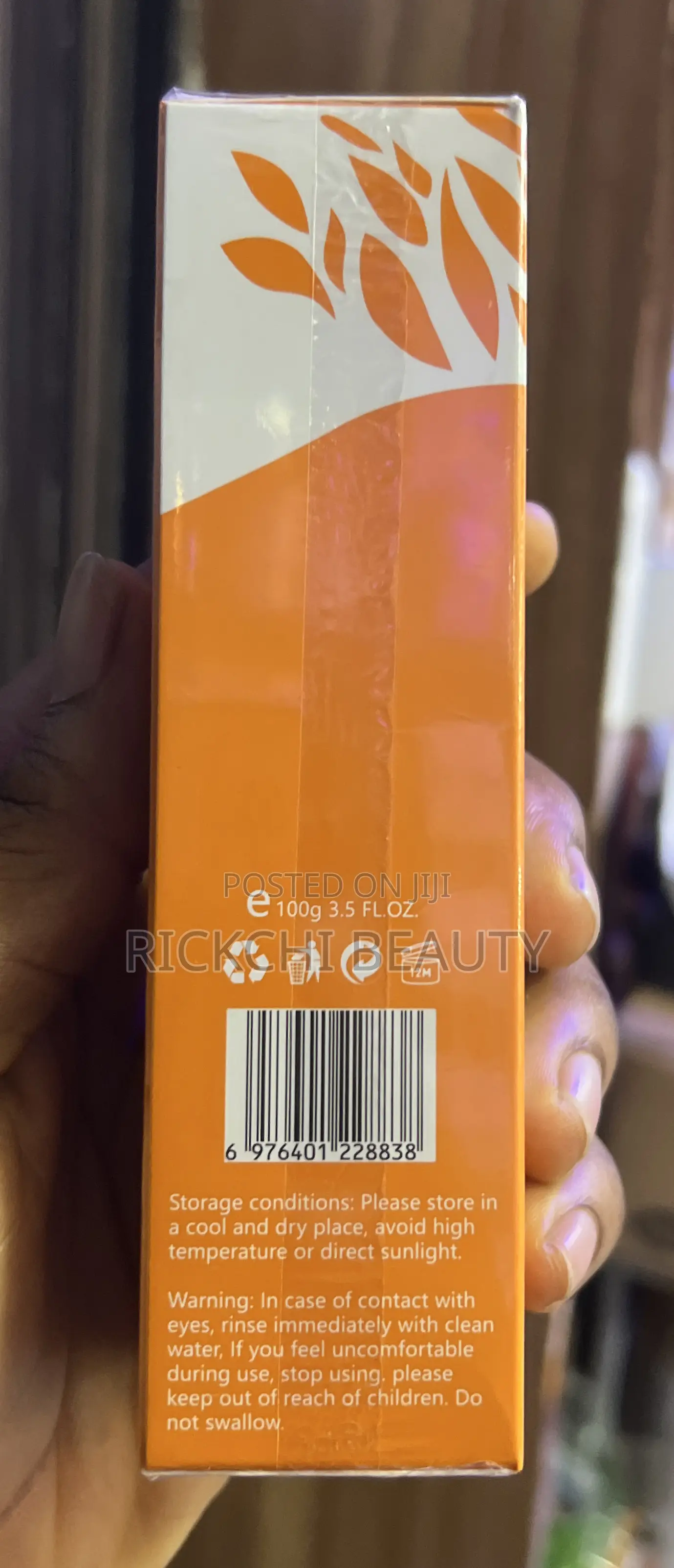 Orange Pouqur Enzymes Exfoliating Brightening Gel