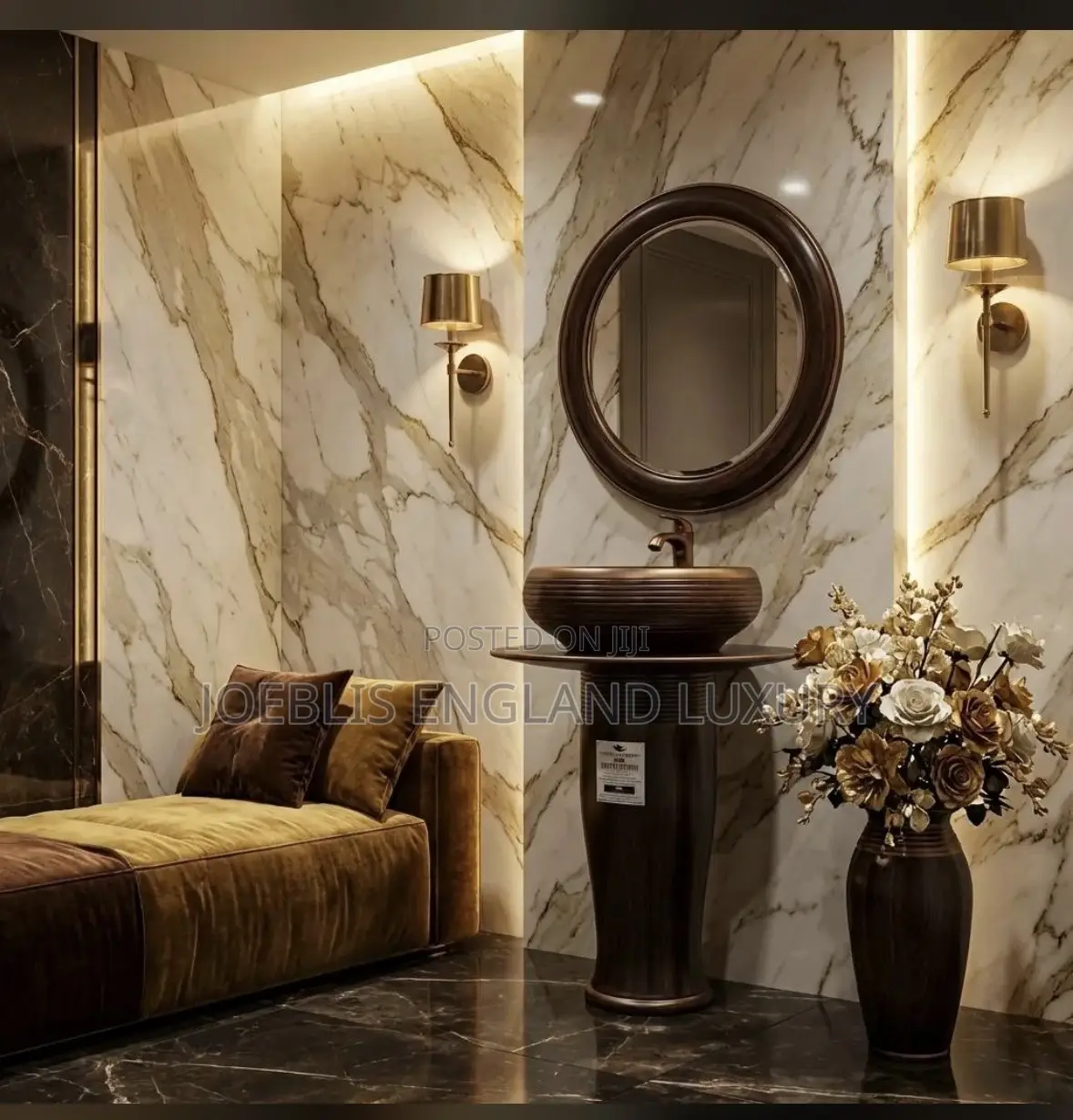 Dinning Basin With Mirror