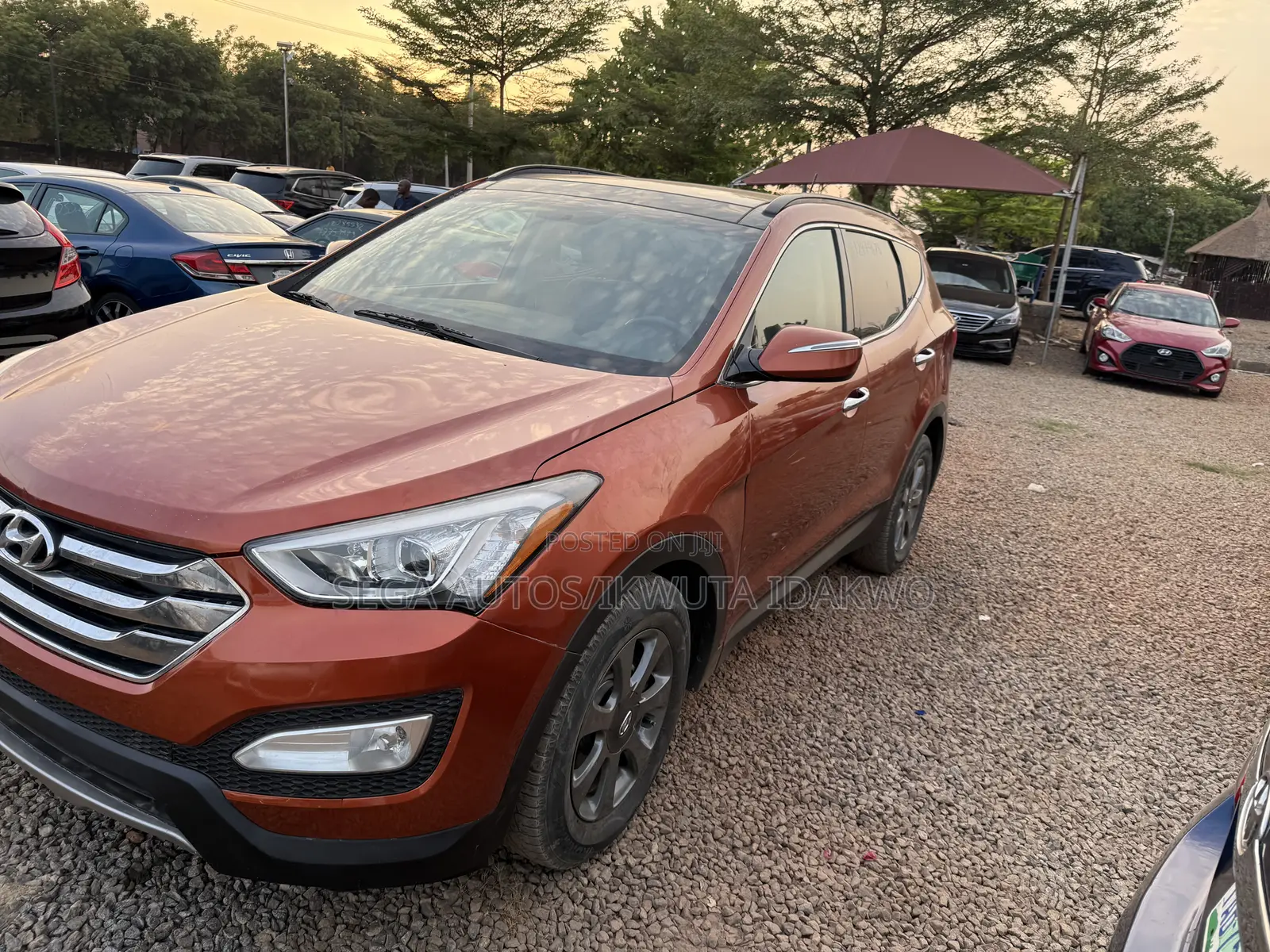 Hyundai Santa Fe Limited 4dr SUV (3.3L 6cyl 6A) 2014 Orange