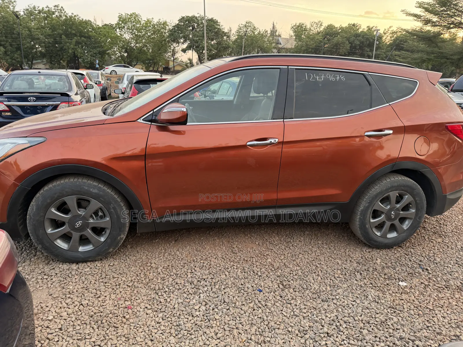 Hyundai Santa Fe Limited 4dr SUV (3.3L 6cyl 6A) 2014 Orange