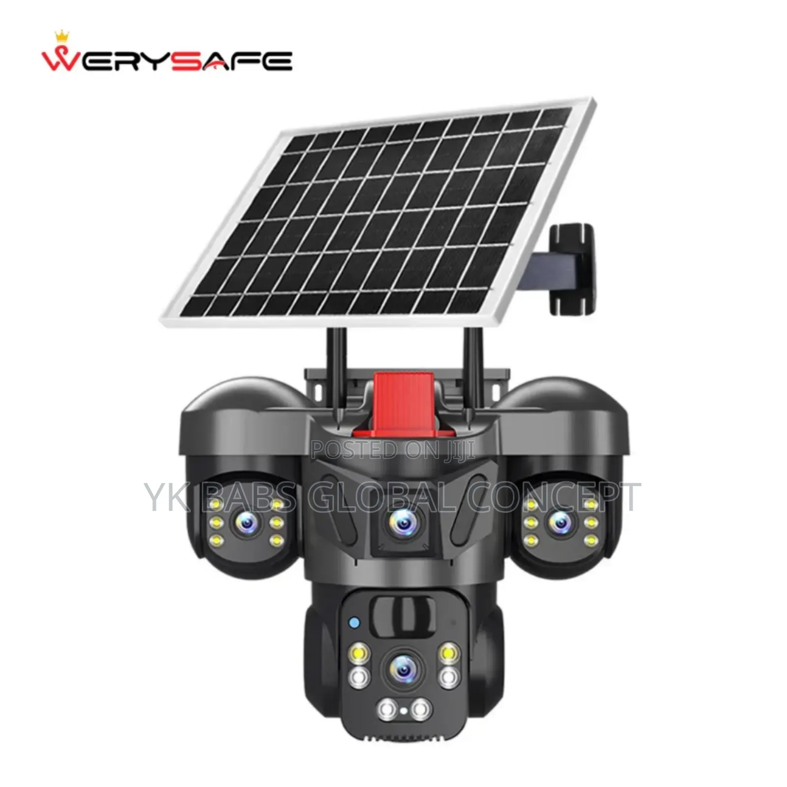 3 Lens 4g Solar Cctv Camera – Wireless Outdoor Security Camera