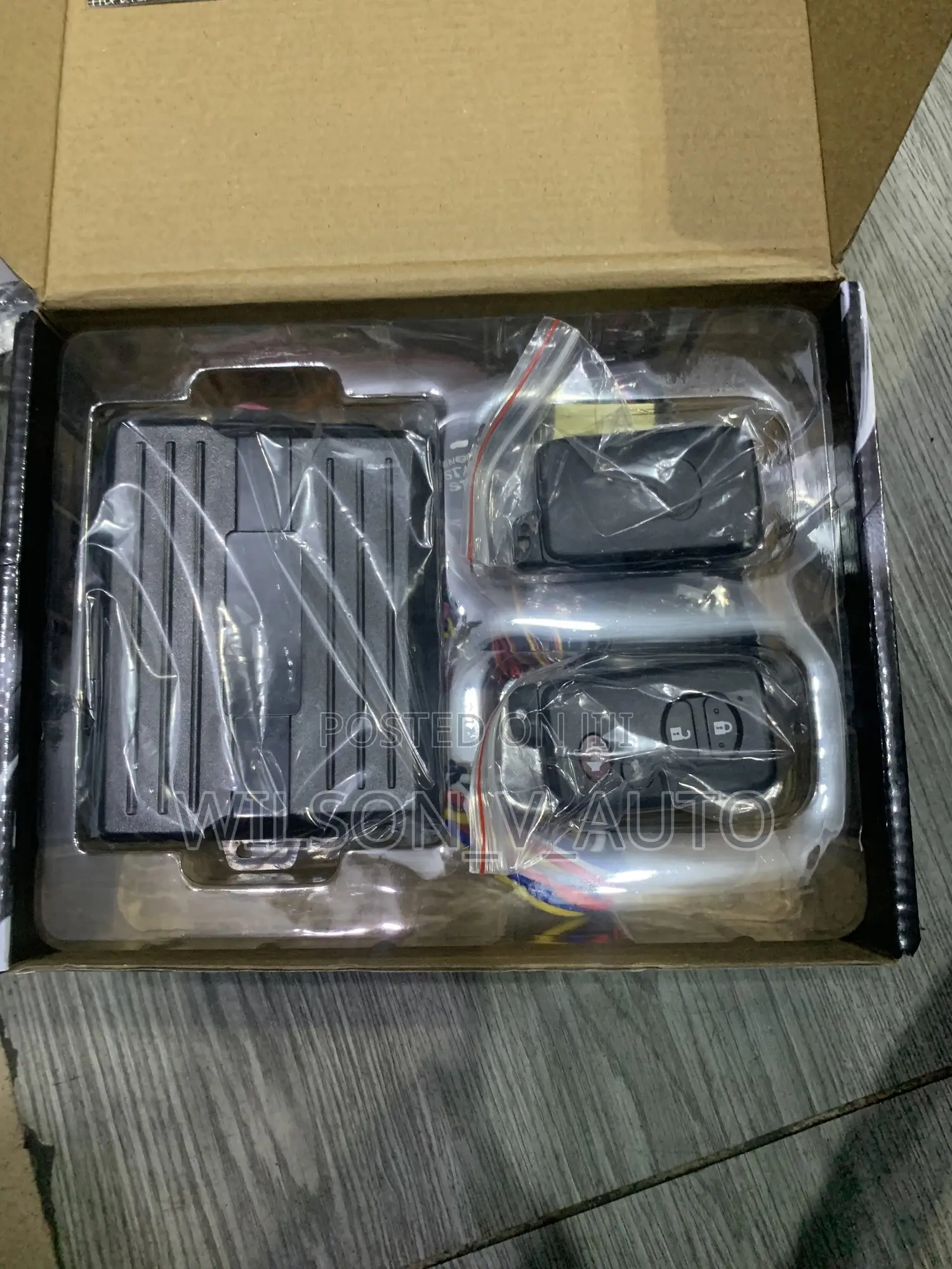 Pke Car Alarm System With Push Start (Remote Engine Start/Stop)