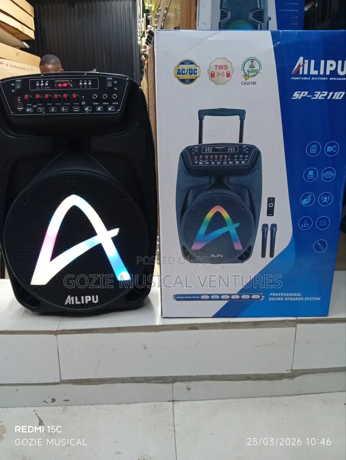 Original Alilpu Double Party Speaker 3211d