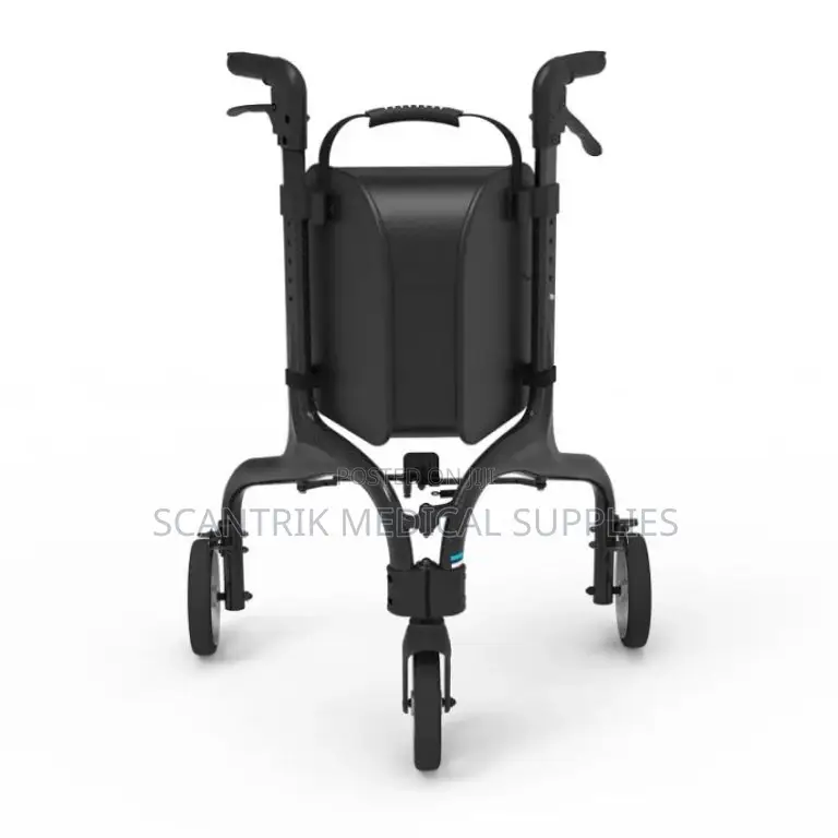 3-Wheeled Tri-Walker Rollator for Easy Navigation in Tight Spaces