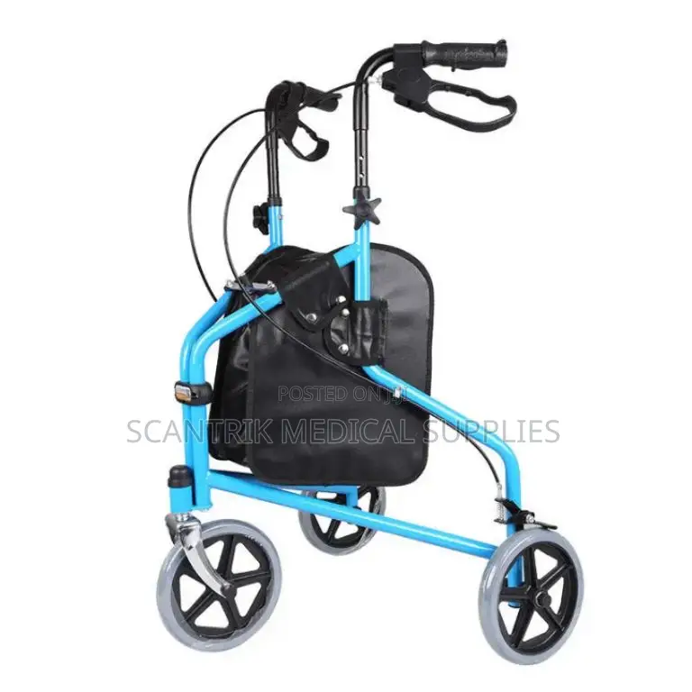 Durable 3-Wheel Rollator for Reliable Mobility Assistance
