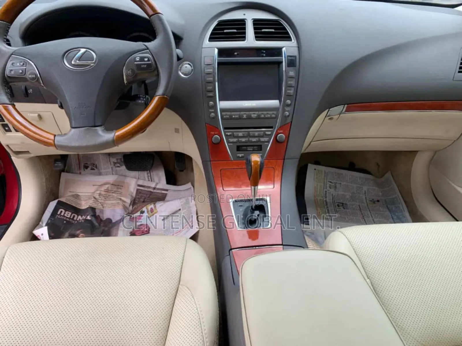 Lexus ES 350 2012 Red