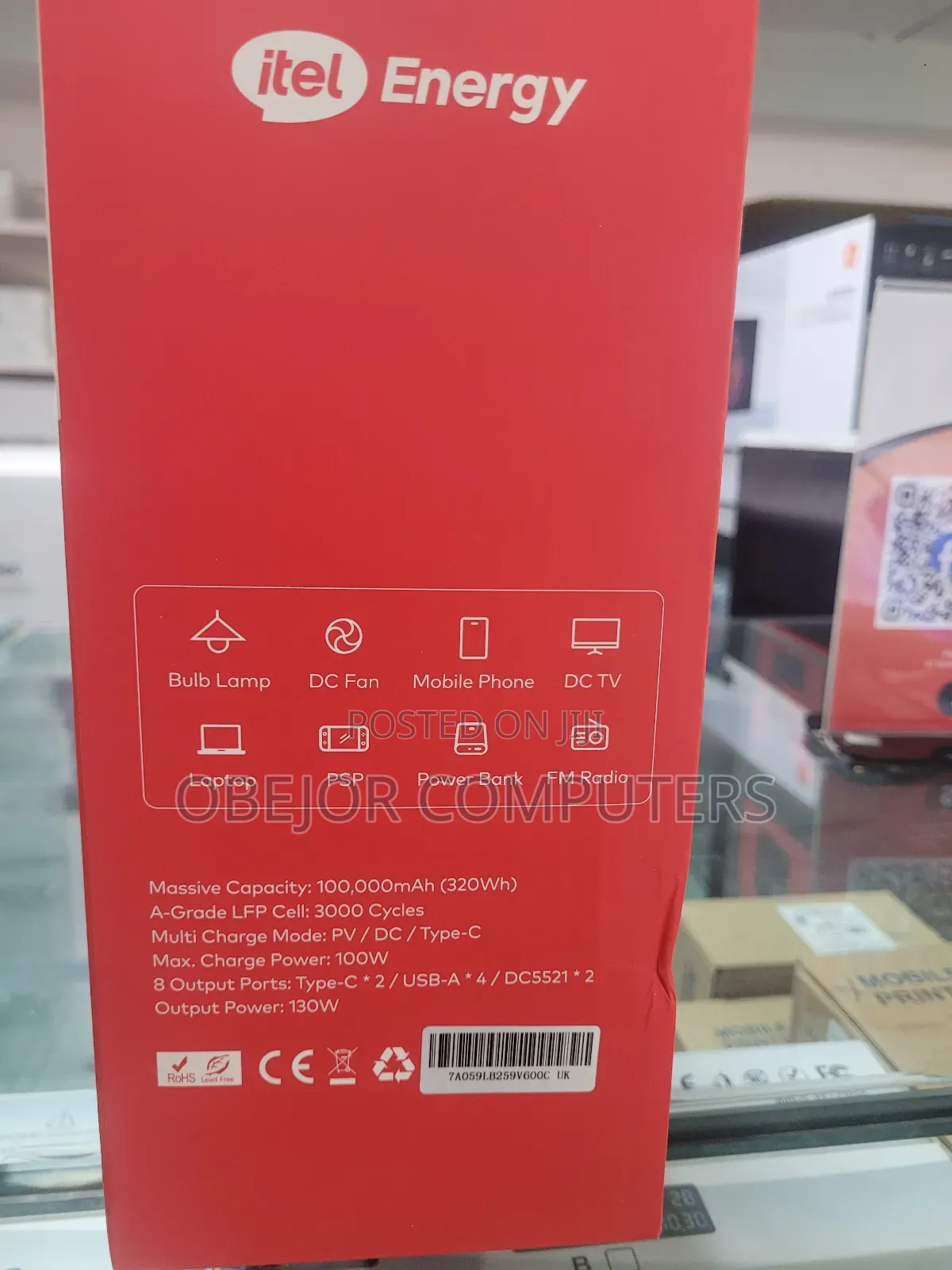 Itel Power Go Iess-320t Portable Power