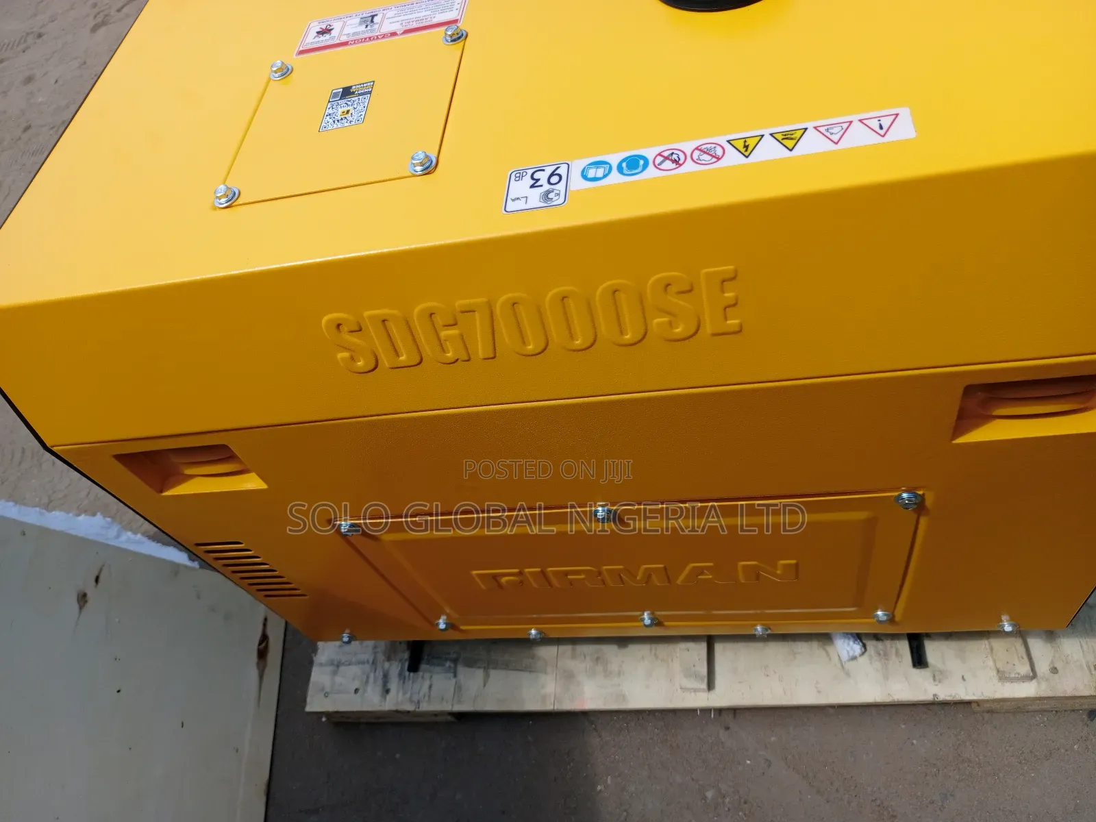 Firman Soundproof Diesel Generator (Sdg7000se) Copper Wire