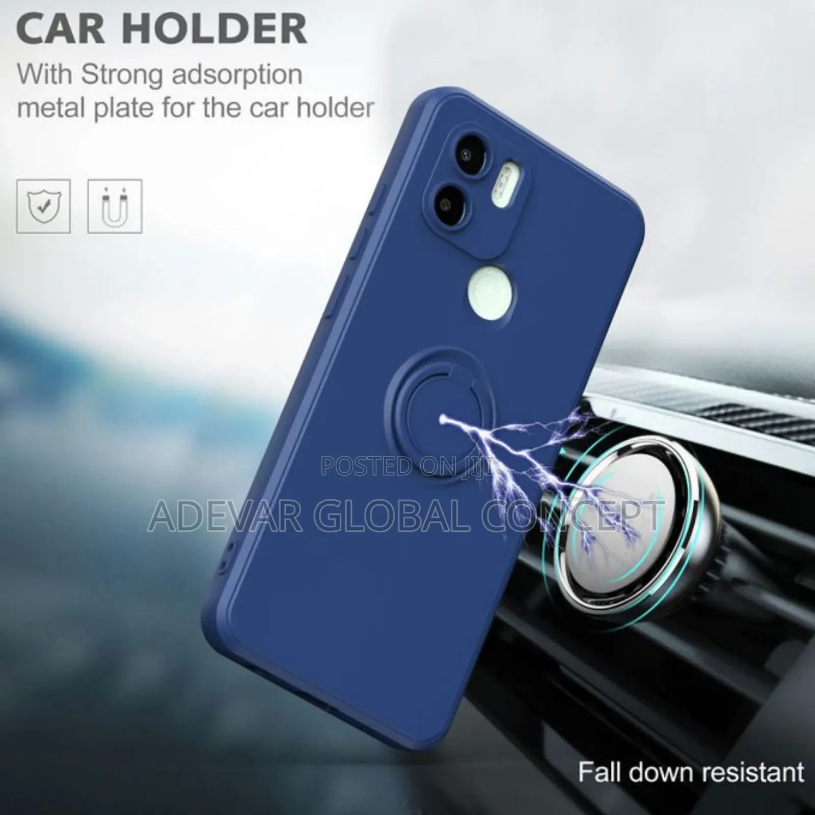 Case for Xiaomi Redmi A1 A2 Soft Silicone Stand Ring Casing Pouch