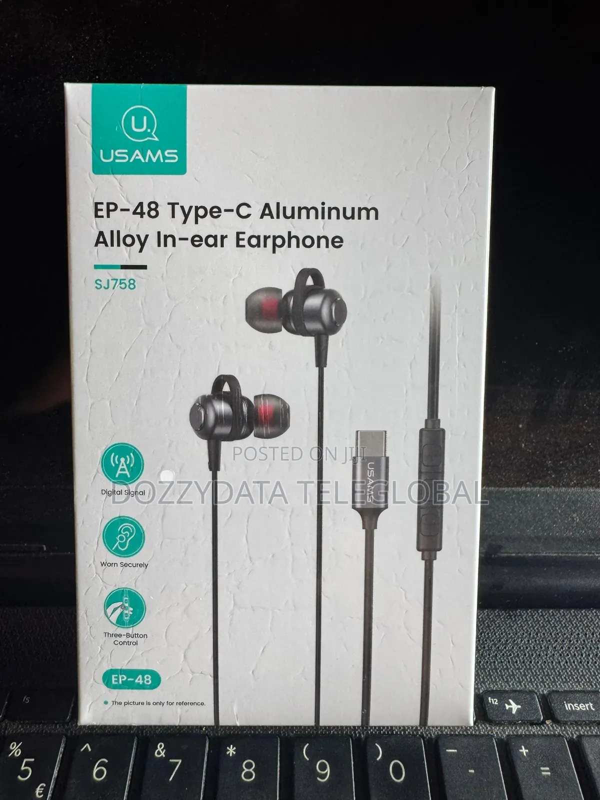 Usams Ep-48 Type-C Aluminum Alloy in-Ear Earphone (Sj758)