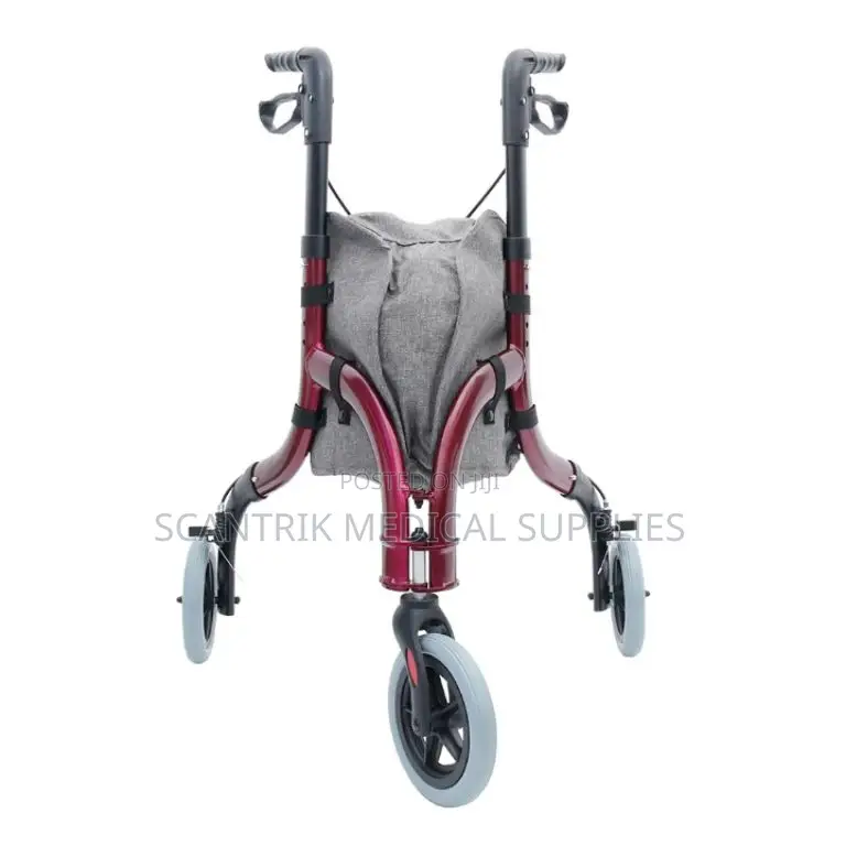 Compact 3-wheeled Rollator For Reliable Everyday Use